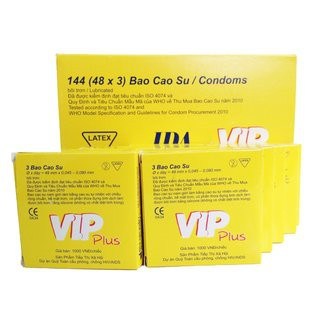 Bao cao su ViP Plus (HOP 144 CAI). - Shop Bao Cao Su Boy